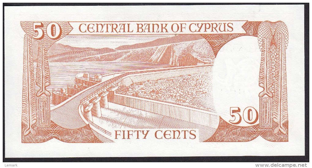 Cyprus 50 Cent1988 P52 UNC - Chypre