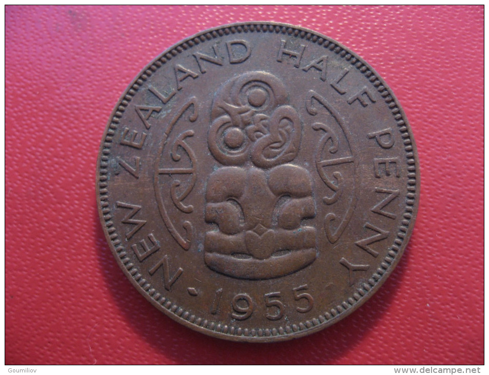 Nouvelle-Zélande - Half Penny 1955 Elizabeth II 5608 - Neuseeland