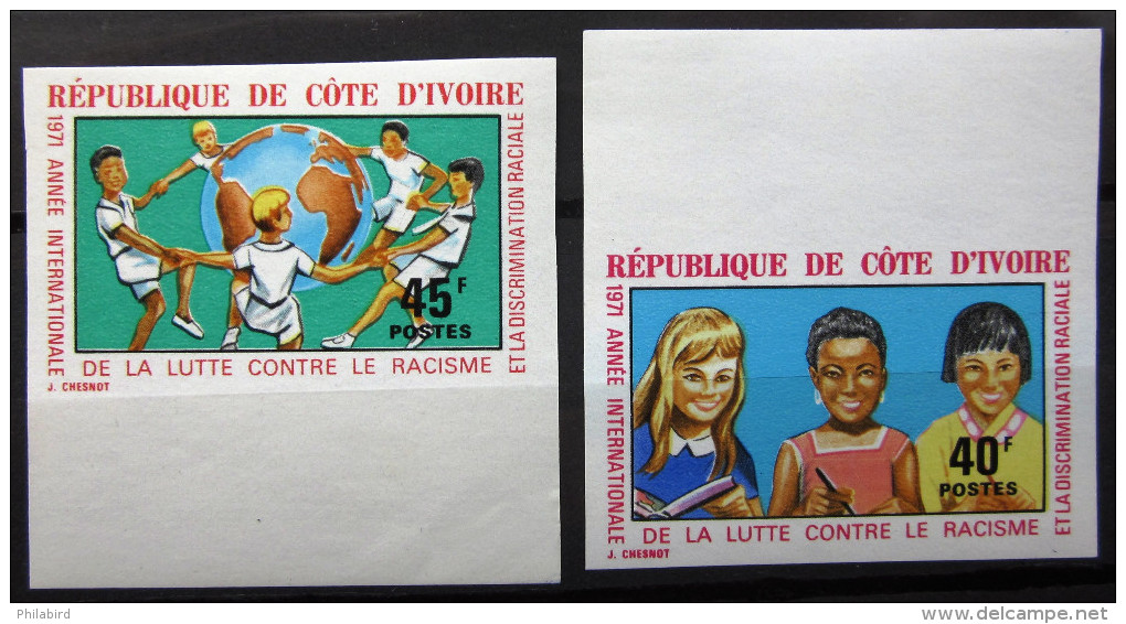 COTE D'IVOIRE               N° 322/323     Non Dentelé                  NEUF** - Côte D'Ivoire (1960-...)
