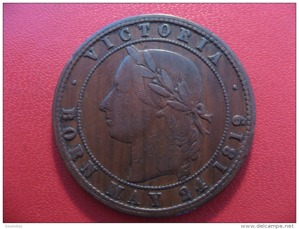 Nouvelle-Zélande - Jeton Token - Auckland Licensed Victuallers Association, April 4 1871 Victoria 5628 - Neuseeland