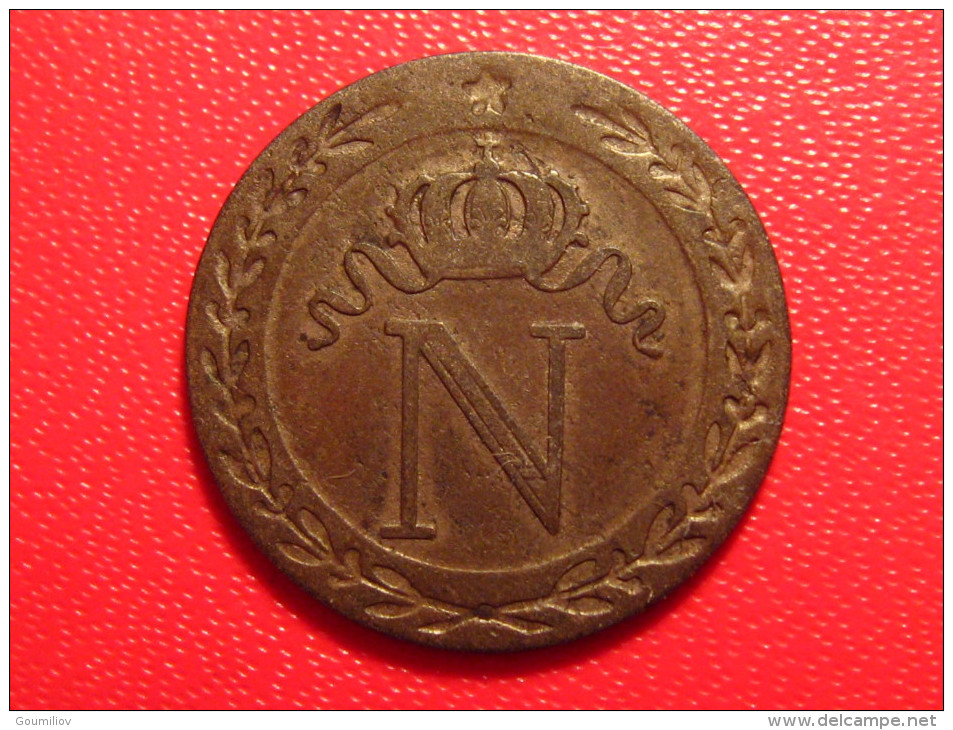 10 Centimes 1808 A Paris Napoléon 8499 2.3g - Other & Unclassified