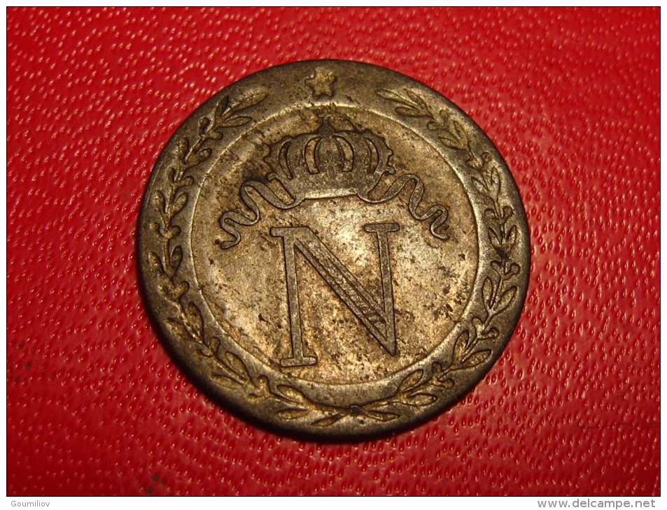 10 Centimes 1808 A Paris Napoléon 8499 2.3g - Other & Unclassified