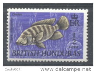 British Honduras 1969 Fish, MNH AE.253 - Honduras Británica (...-1970)