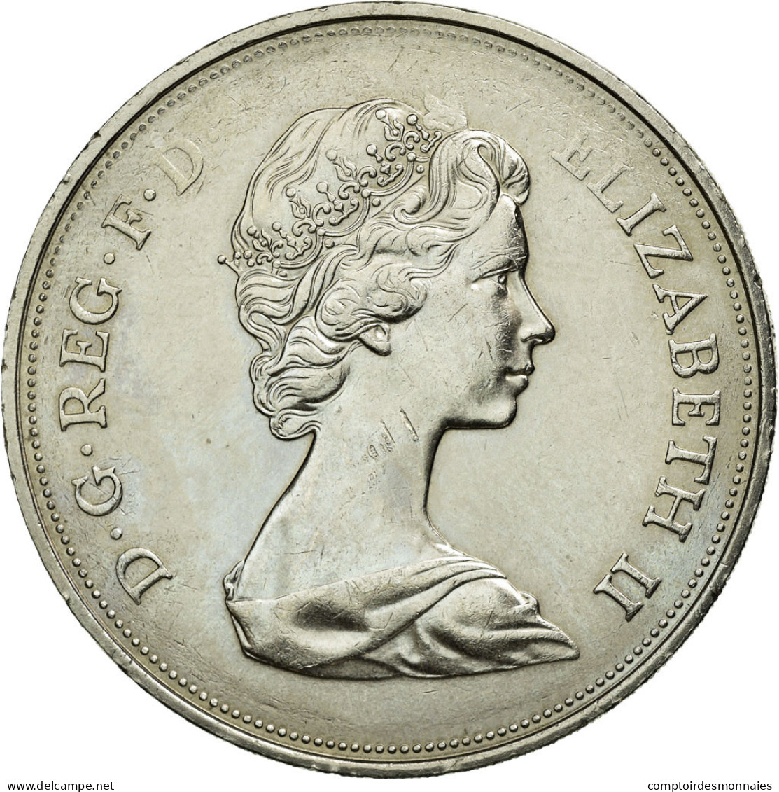 Monnaie, Grande-Bretagne, Elizabeth II, 25 New Pence, 1972, SUP+, Copper-nickel - 25 New Pence