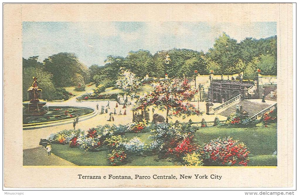 CPA USA - New York City - Terrazza E Fontana - Parco Centrale - Central Park