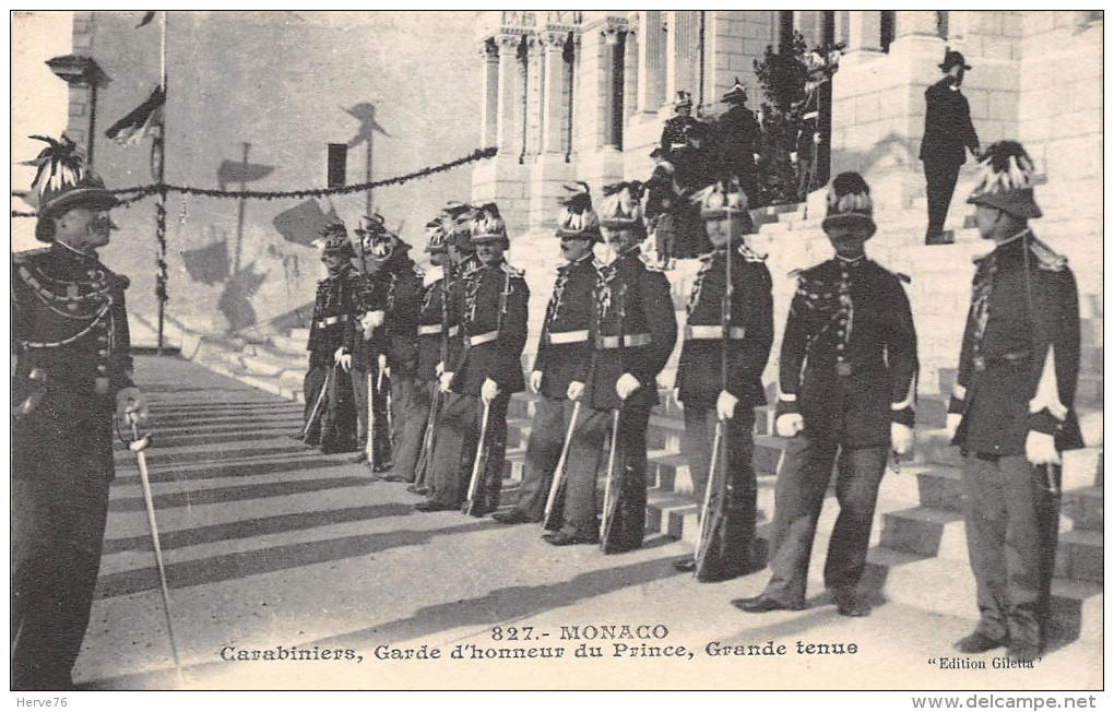 MONACO - Carabiniers, Garde D'honneur Du Prince, Grande Tenue - Monte-Carlo