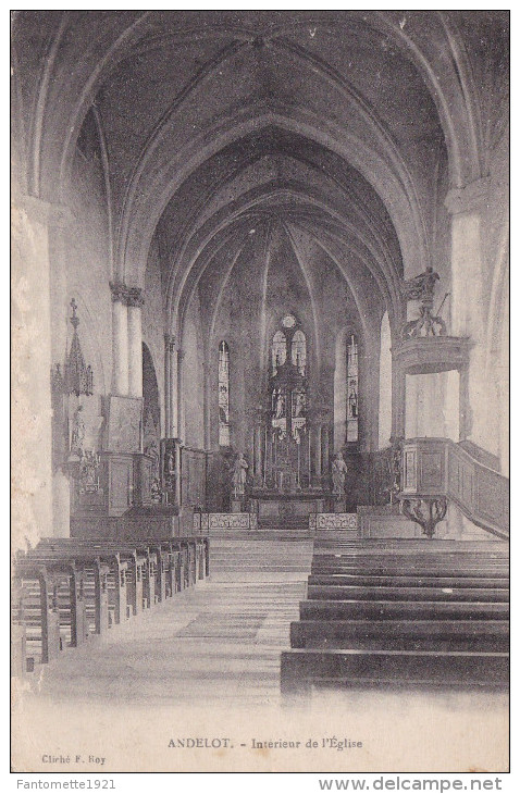 ANDELOT INTERIEUR DE L'EGLISE (DIL182) - Eglises Et Cathédrales