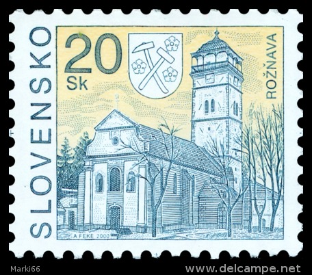 Slovakia - 2000 - Town Of Roznava - Mint Definitive Stamp - Nuovi