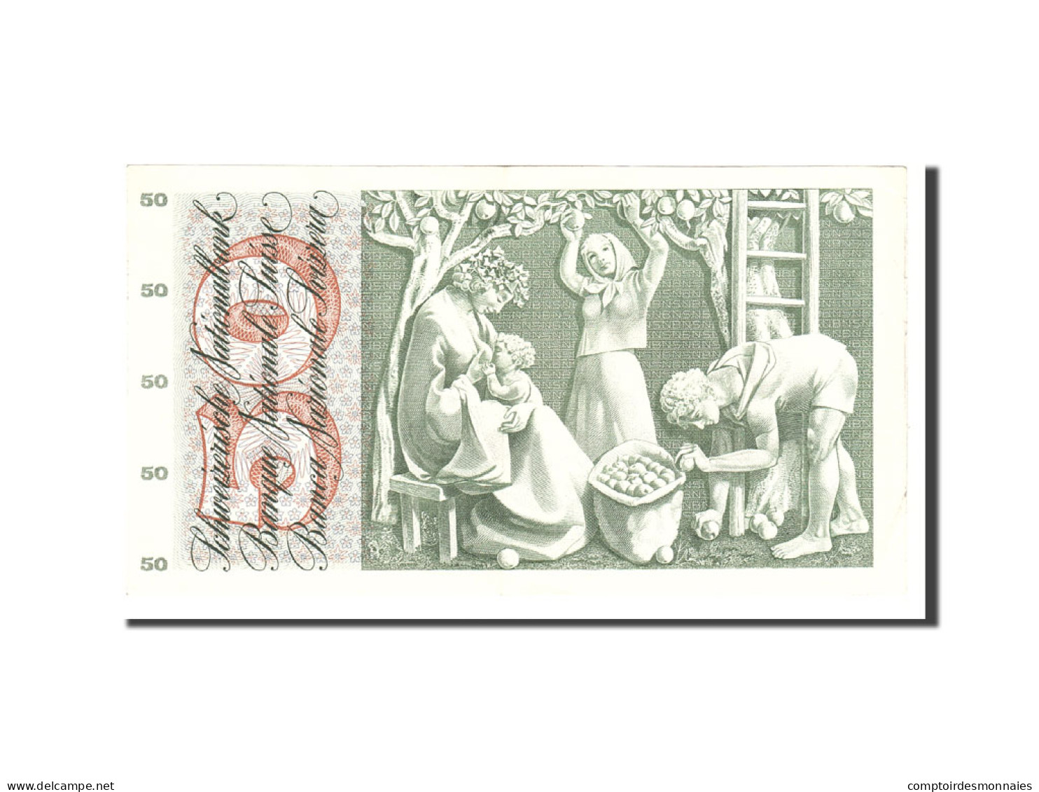 Billet, Suisse, 50 Franken, 1965, 1965-01-21, KM:48e, TTB+ - Switzerland