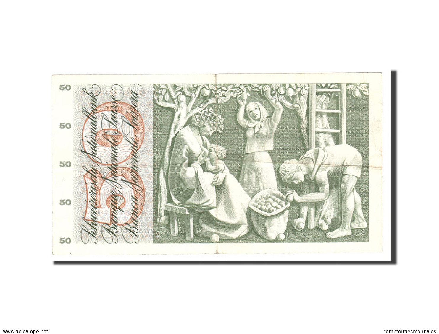 Billet, Suisse, 50 Franken, 1969, 1969-01-15, KM:48i, TTB - Switzerland