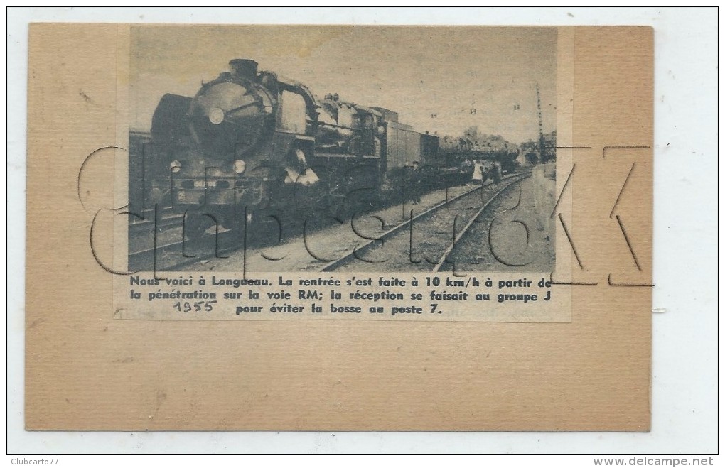 Longueau (80) : GP De La  Locomotive 0au Groupe 3 De La Gare En 1955 (animé) RARE PF. - Longueau