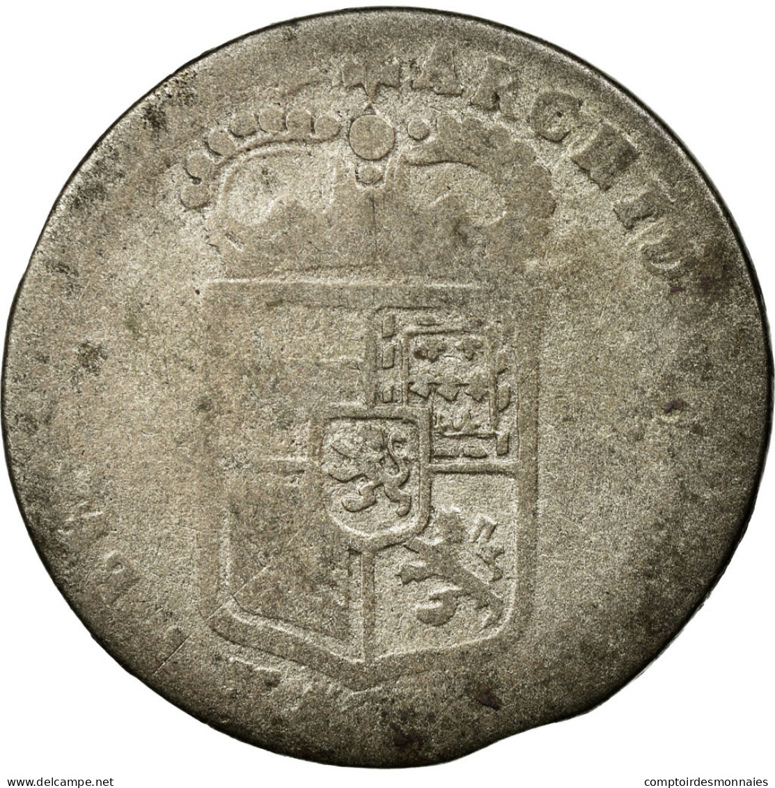 Monnaie, Pays-Bas Espagnols, BRABANT, 4 Patards, 1698, Anvers, B, Argent, KM:121 - Sonstige & Ohne Zuordnung