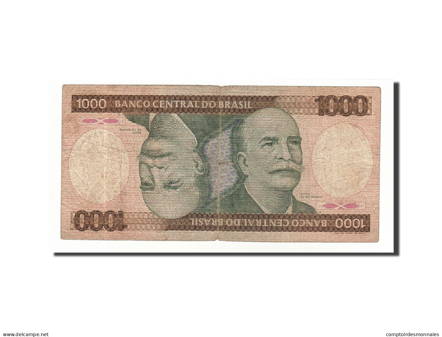 Billet, Brésil, 1000 Cruzeiros, 1981-1985, Undated (1981), KM:201a, TB - Brésil