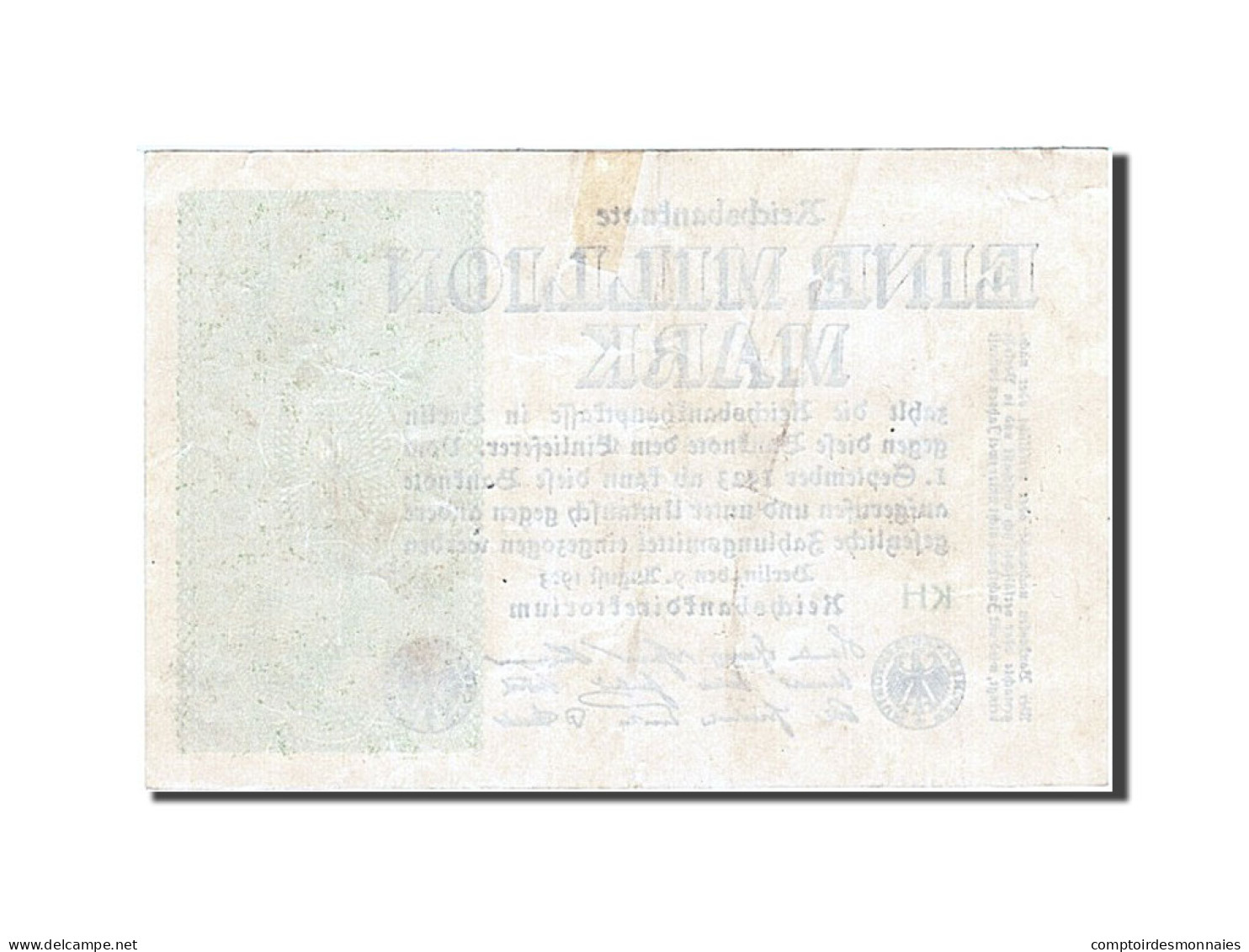 Billet, Allemagne, 1 Million Mark, 1923, 1923-08-09, KM:102d, SUP+ - 1 Mio. Mark