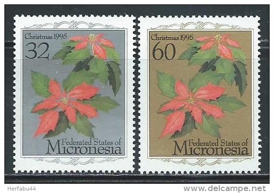 Micronesia     "Christmas 1995"     Set    SC# 234-35    MNH** - Micronesia