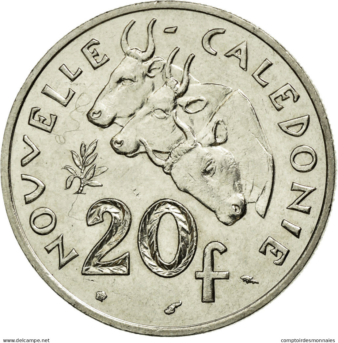 Monnaie, Nouvelle-Calédonie, 20 Francs, 1986, Paris, TTB+, Nickel, KM:12 - Nieuw-Caledonië