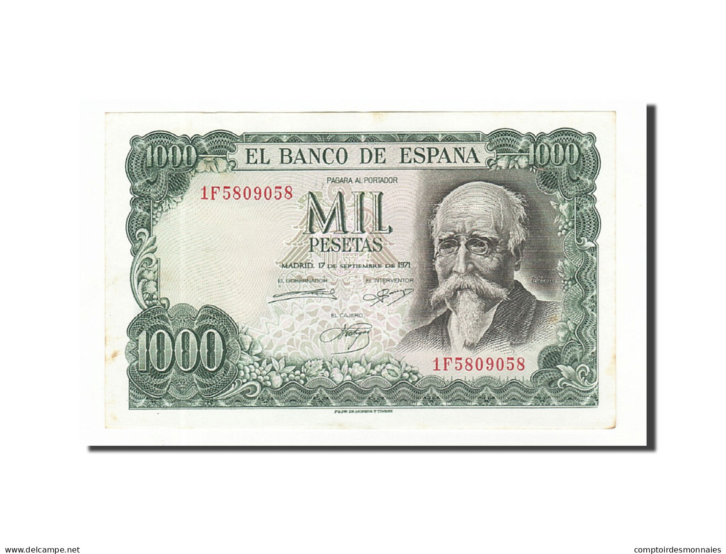 Billet, Espagne, 1000 Pesetas, 1971, 1971-09-17, KM:154, SUP - 1000 Peseten