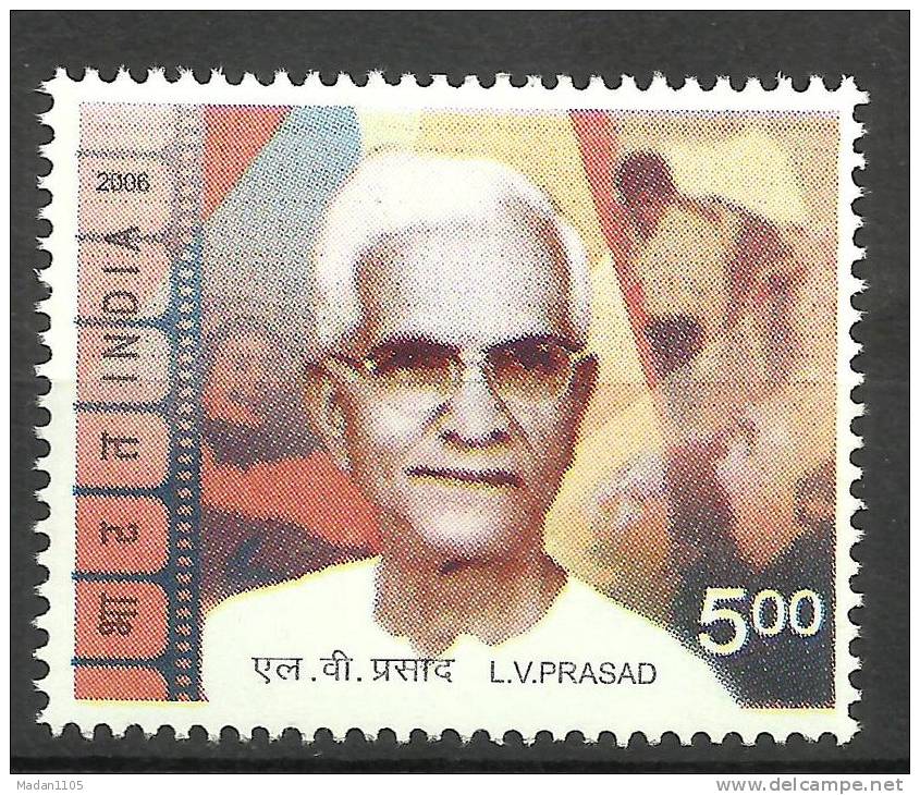 INDIA, 2006, L V Prasad, (Film Maker, Director And Actor), MNH, (**) - Nuevos