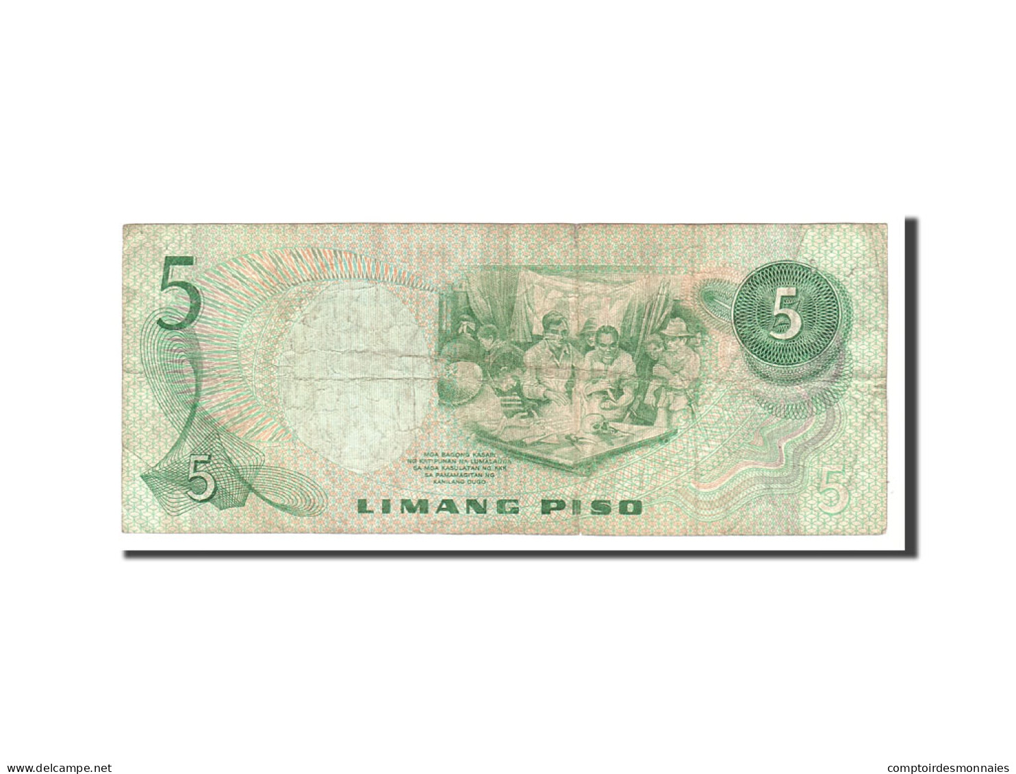 Billet, Philippines, 5 Piso, 1969, Undated, KM:143b, TB - Philippinen