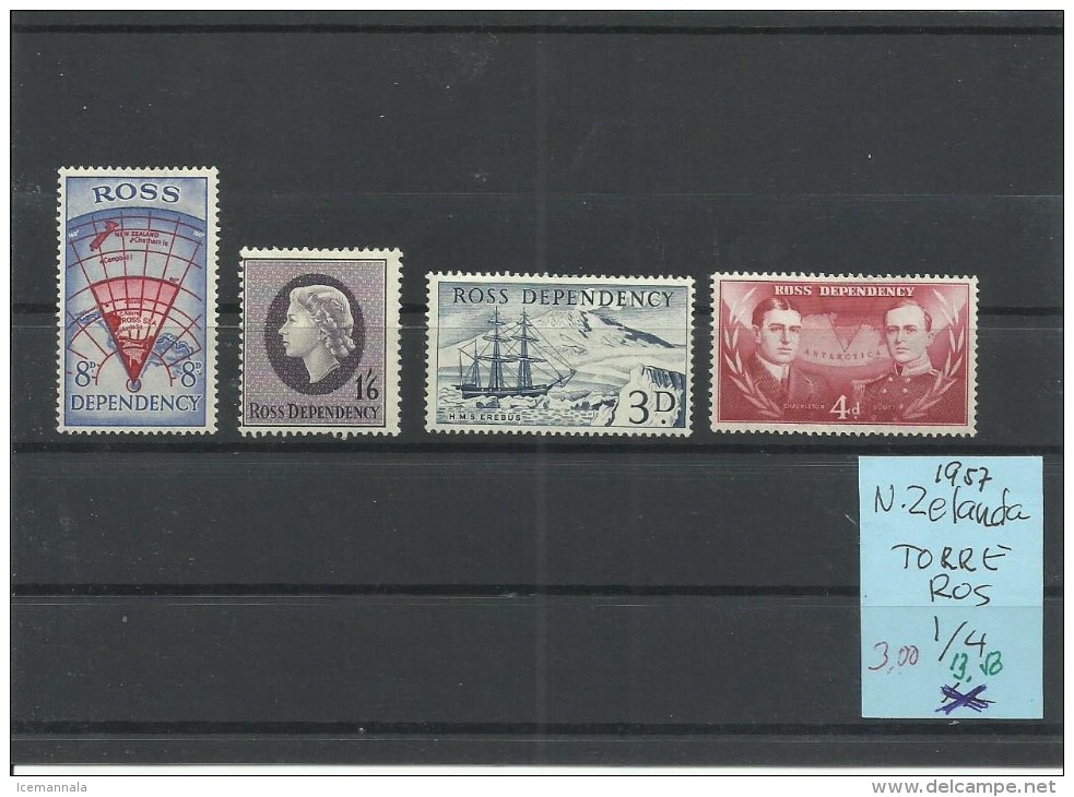 ROS YVERT   1/4   MH  * - Unused Stamps