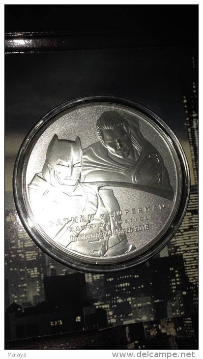 Malaysia USA Hollywood 2016 COIN Superman &amp; Batman Dawn Of Justice - Malaysie