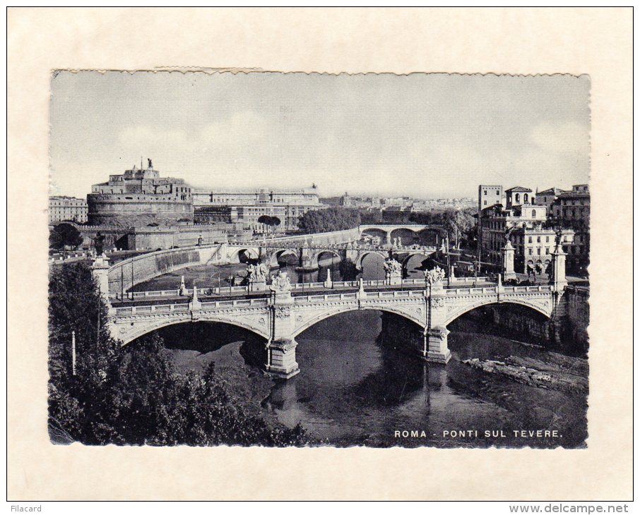 59845    Italia,   Roma,  Ponti  Sul  Tevere,  VG  1950 - Ponts