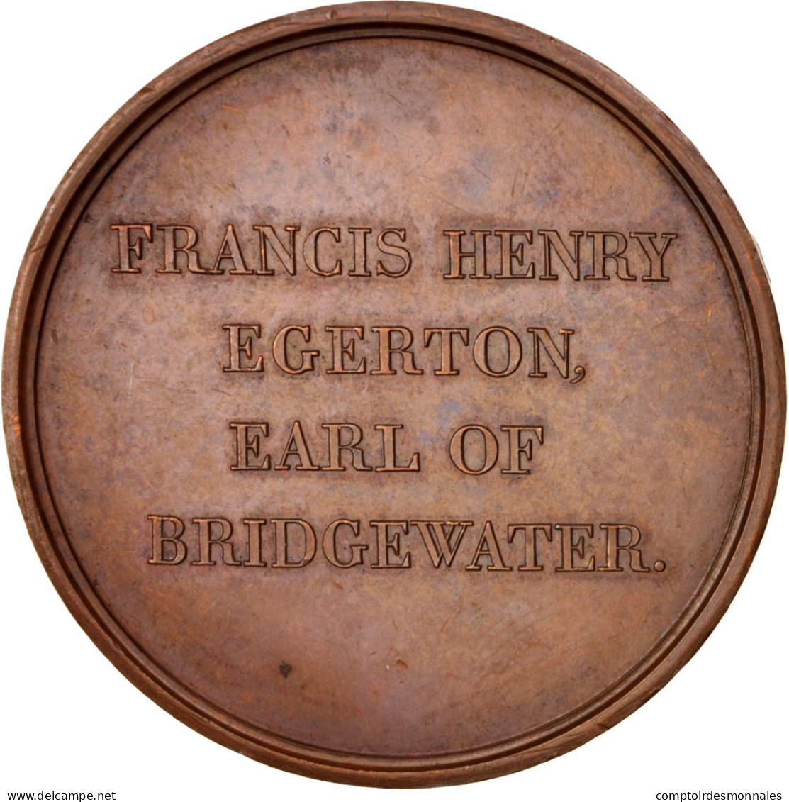 Grande-Bretagne, Medal, Francis Henry Egerton, Earl Of Bridgewater, History - Altri & Non Classificati