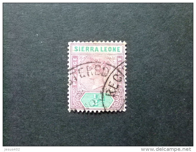 SIERRA LEONE 1897 Yvert N&ordm; 31 &ordm; FU - VICTORIA - SG N&ordm; 41 &ordm; FU - Sierra Leone (...-1960)