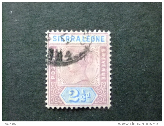 SIERRA LEONE 1897 Yvert N&ordm; 35 &ordm; FU - VICTORIA - SG N&ordm; 45 &ordm; FU - Sierra Leone (...-1960)