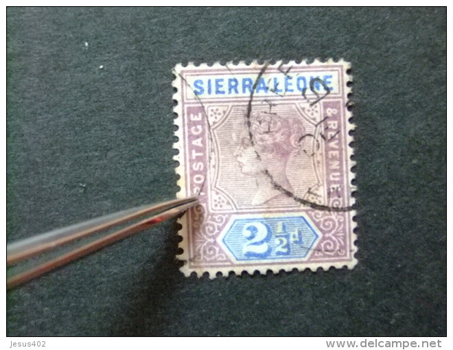 SIERRA LEONE 1897 Yvert N&ordm; 35 &ordm; FU - VICTORIA - SG N&ordm; 45 &ordm; FU - Sierra Leone (...-1960)