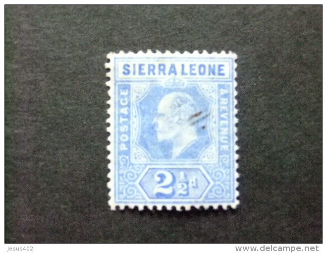 SIERRA LEONE 1907 Yvert N&ordm; 79 &ordm; FU - EDOUARD VII - SG N&ordm; 103 &ordm; FU - Sierra Leone (...-1960)
