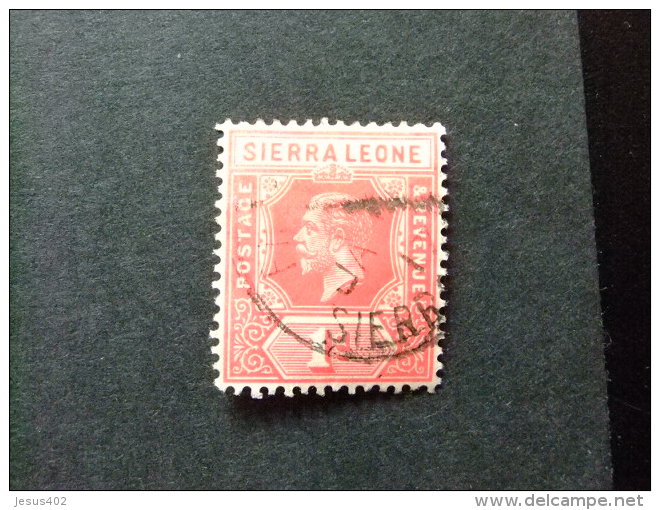 SIERRA LEONE 1912 Yvert N&ordm; 90 &ordm; FU - GEORGE V - SG N&ordm; 113 &ordm; FU - Sierra Leona (...-1960)