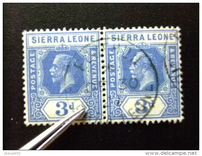 SIERRA LEONE 1921 Yvert N&ordm; 113 &ordm; FU - GEORGE V - SG N&ordm; 136 &ordm; FU - Sierra Leone (...-1960)