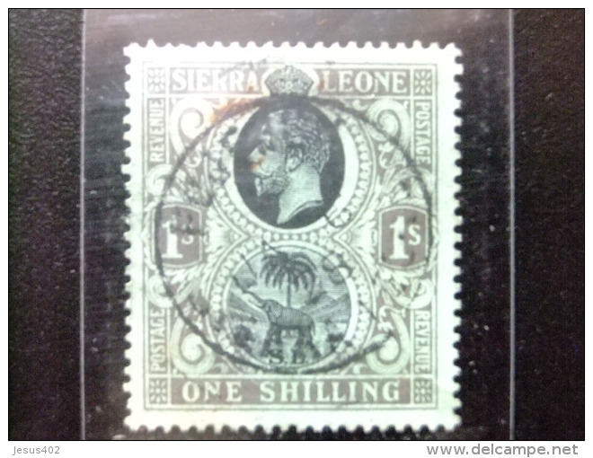 SIERRA LEONE 1921 Yvert N&ordm; 119 &ordm; FU - GEORGE V - SG N&ordm; 143 &ordm; FU - Sierra Leona (...-1960)