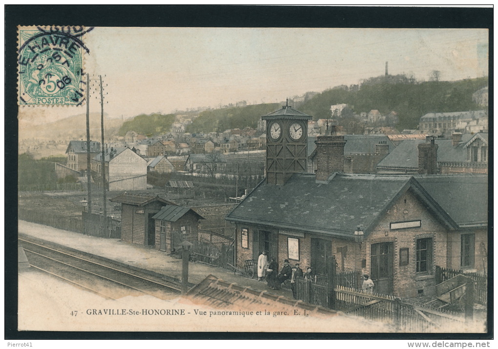 LE HAVRE - GRAVILLE SAINTE HONORINE - Vue Panoramique Et La Gare - Graville