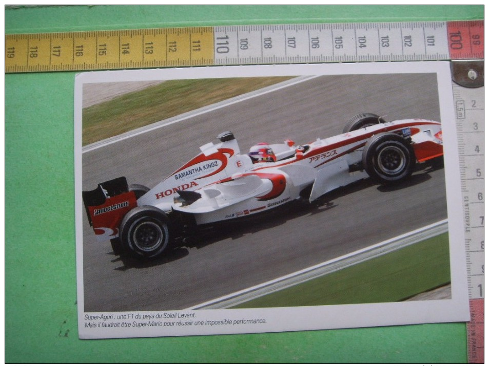 22) Sport Automobile :ecurie  Super Aguri : Voiture SA05 :grand Prix D´espagne : Circuit Catalunya à Barcelone - Grand Prix / F1