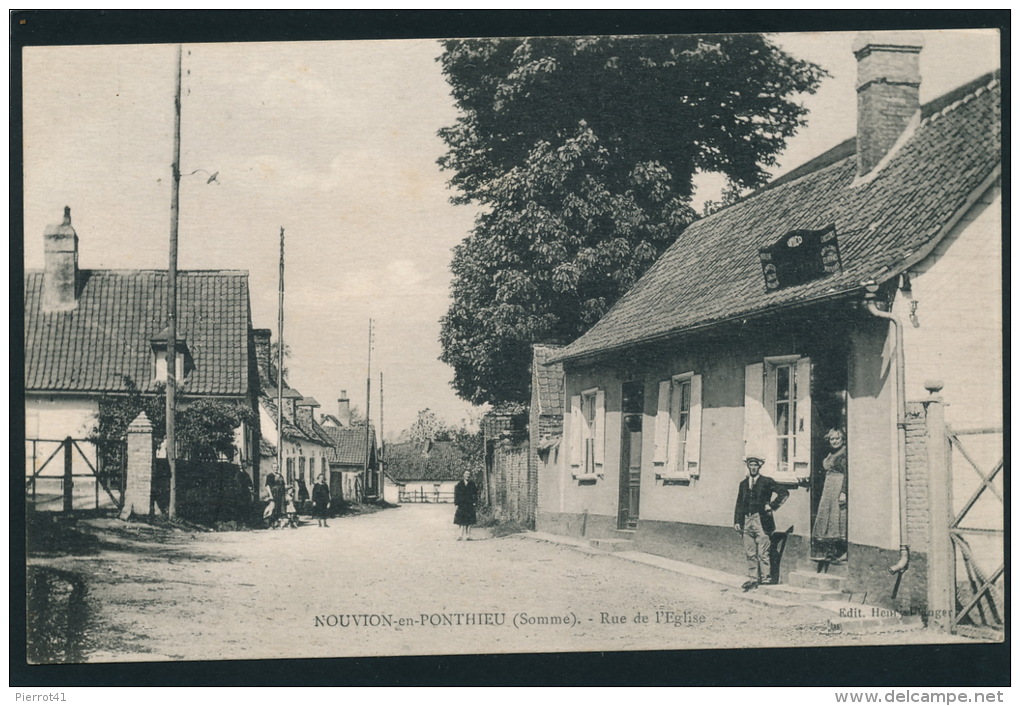 NOUVION EN PONTHIEU - Rue De L'Église - Nouvion