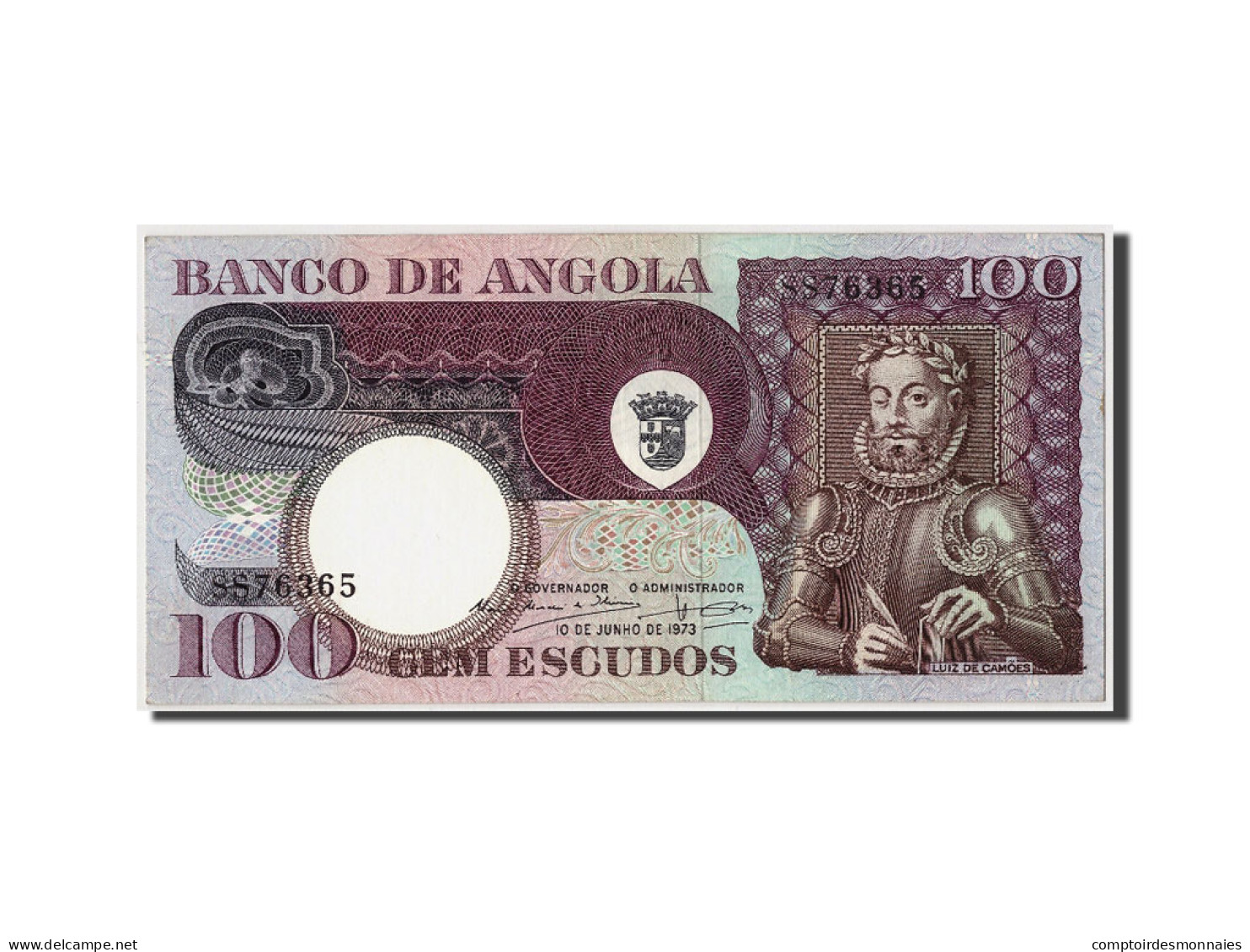 Billet, Angola, 100 Escudos, 1973, 1973-01-04, KM:106, NEUF - Angola