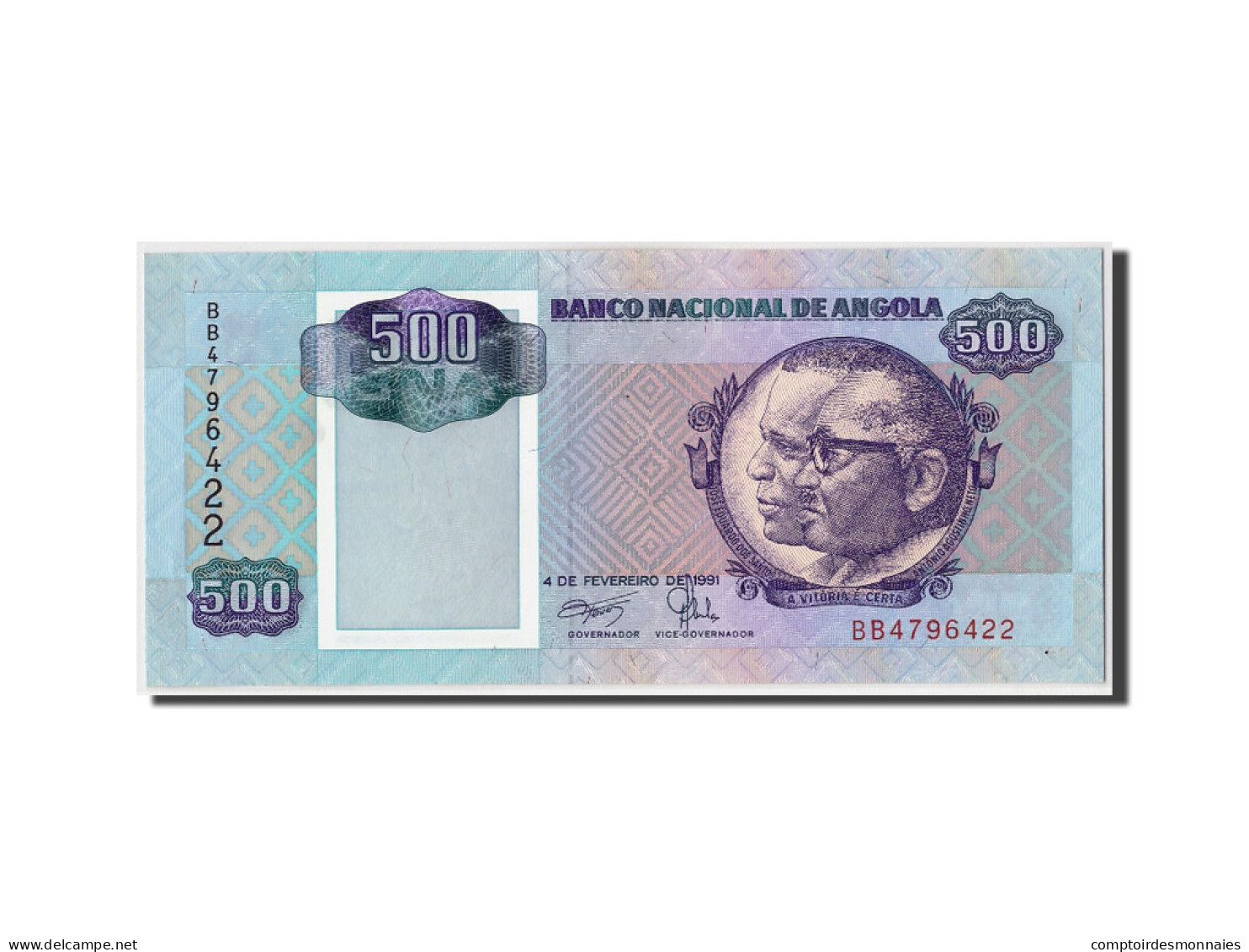 Billet, Angola, 500 Kwanzas, 1991, 1991-02-04, KM:128b, NEUF - Angola