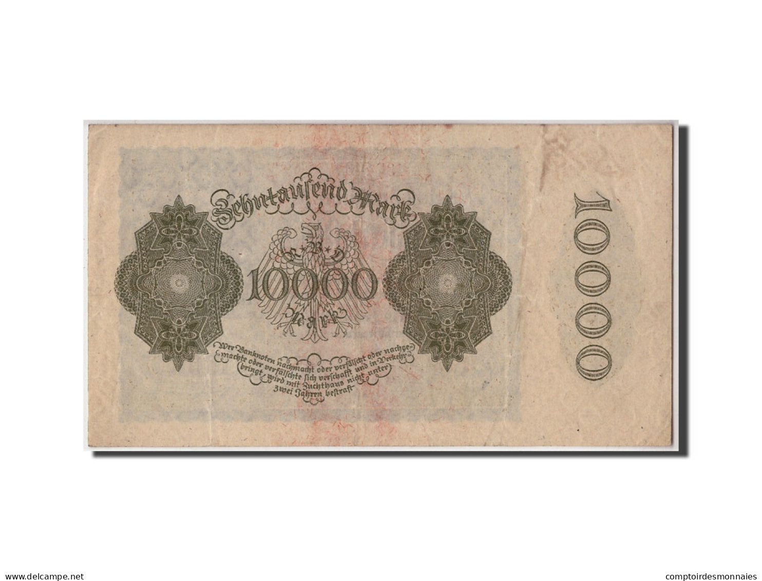 Billet, Allemagne, 10,000 Mark, 1922, 1922-01-19, KM:72, TTB - 10000 Mark