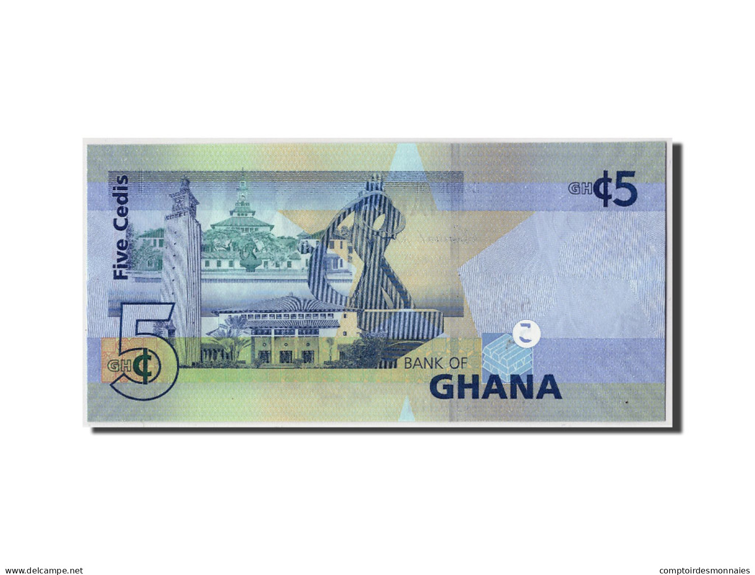 Billet, Ghana, 5 Cedis, 2010, 2010-03-06, KM:38b, NEUF - Ghana