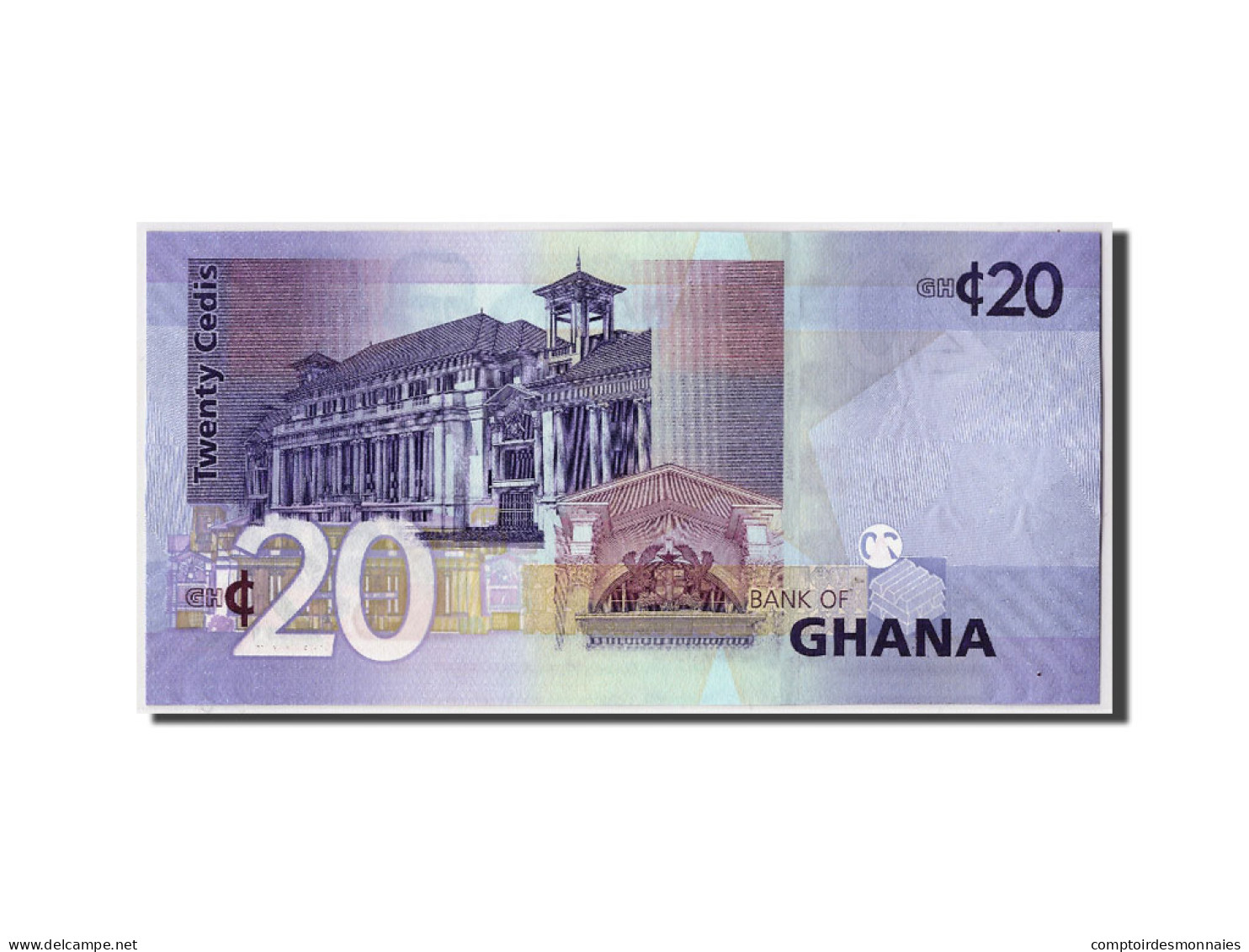 Billet, Ghana, 20 Cedis, 2010, 2010-03-06, NEUF - Ghana