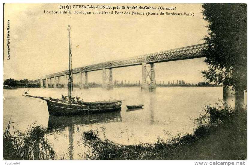 CPA - Saint-André De Cubzac (33)  - Pont  Ferroviaire - Ouvrages D'Art