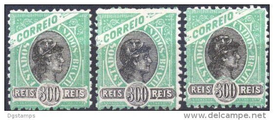 Brasil 1897 ** Perf. 11/11.5 YT84 Mayer #86. Diferente Sombra Y Líneas. See Desc. - Unused Stamps