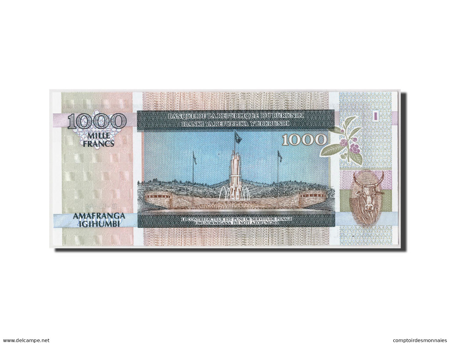 Billet, Burundi, 1000 Francs, 1994, 1994-05-19, KM:39a, NEUF - Burundi