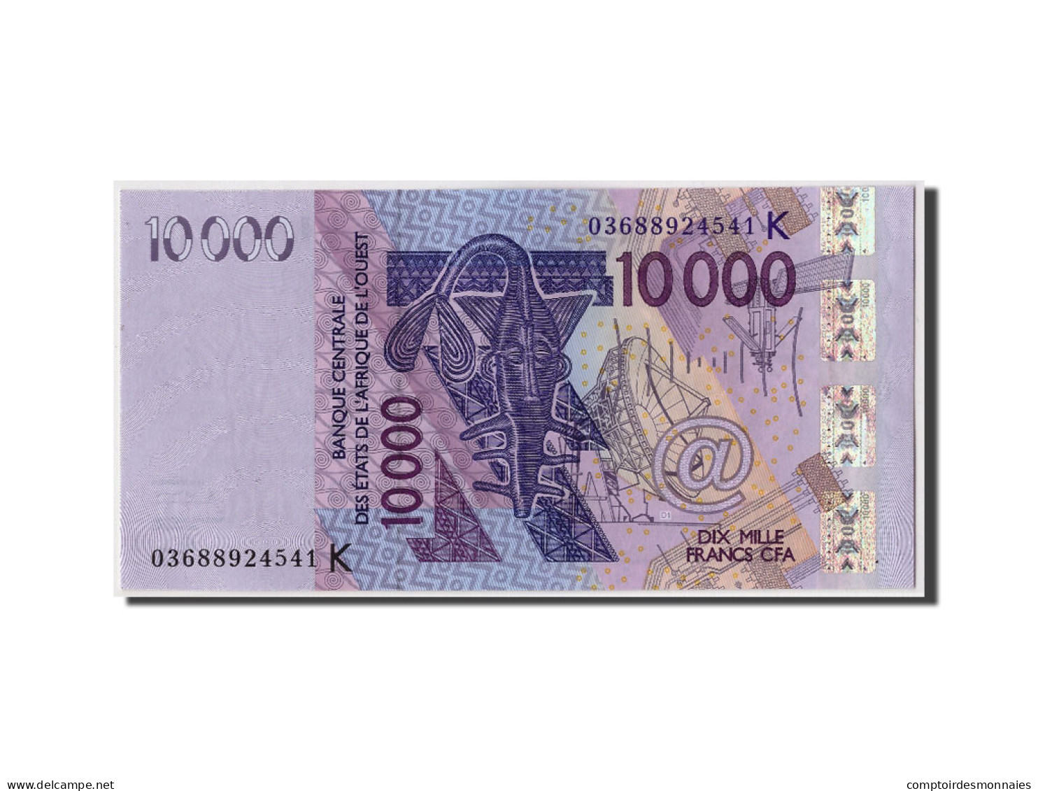 Billet, West African States, 10,000 Francs, 2003, Undated, KM:718Ka, NEUF - Sénégal