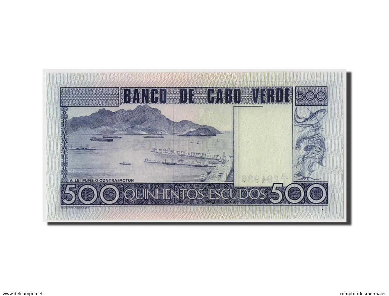 Billet, Cape Verde, 500 Escudos, 1977, 1977-01-20, KM:55a, NEUF - Kaapverdische Eilanden