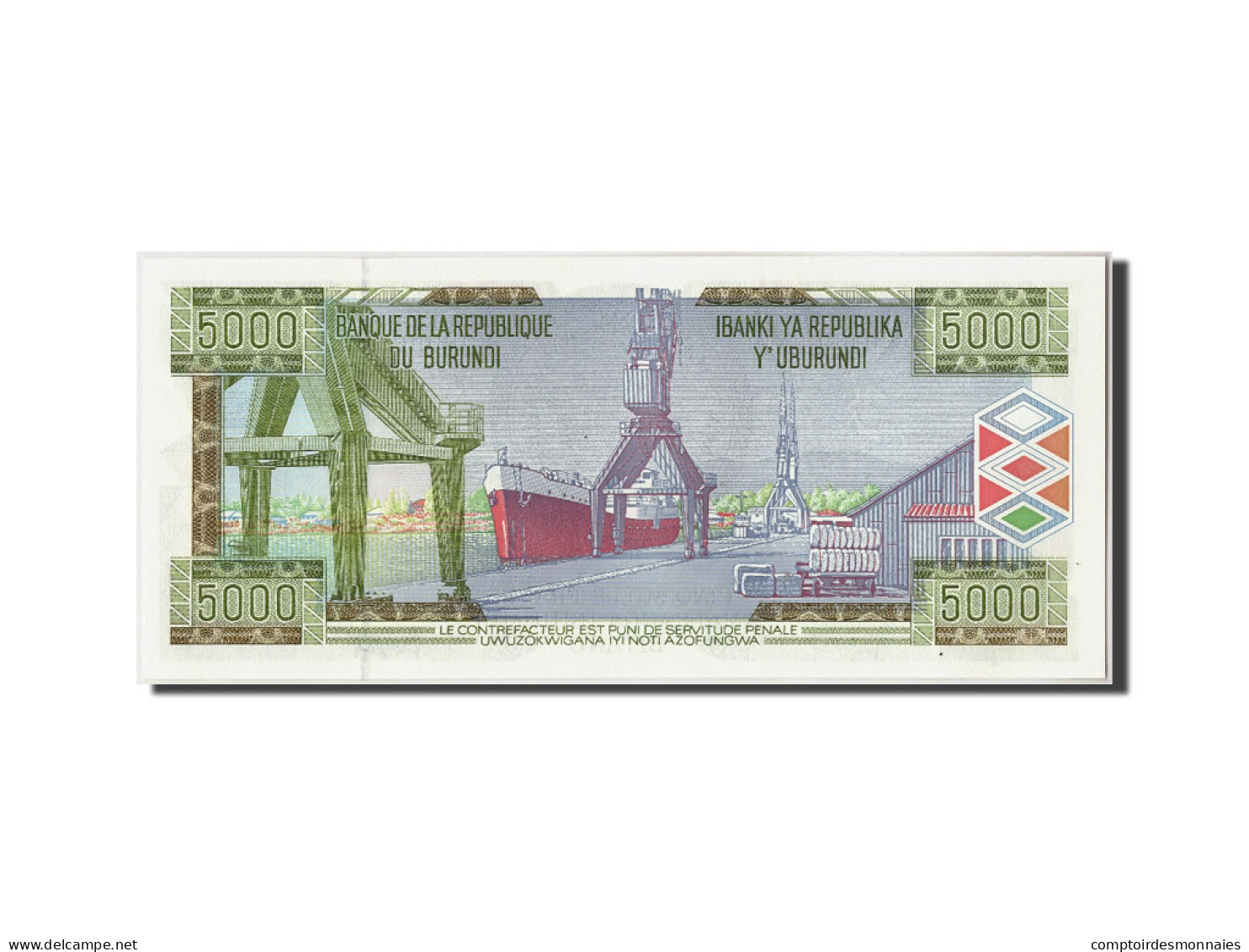 Billet, Burundi, 5000 Francs, 1999, 1999-02-05, KM:42a, NEUF - Burundi