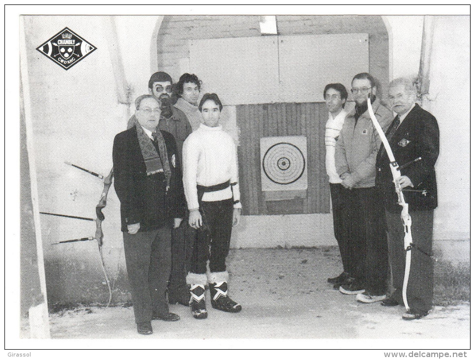 CPSM CHAMBLY TIR A L ARC ? ARBALETE ? SOUVENIR SALON DE COLLECTIONS AVRIL 1985 N° 453 - Tiro Con L'Arco