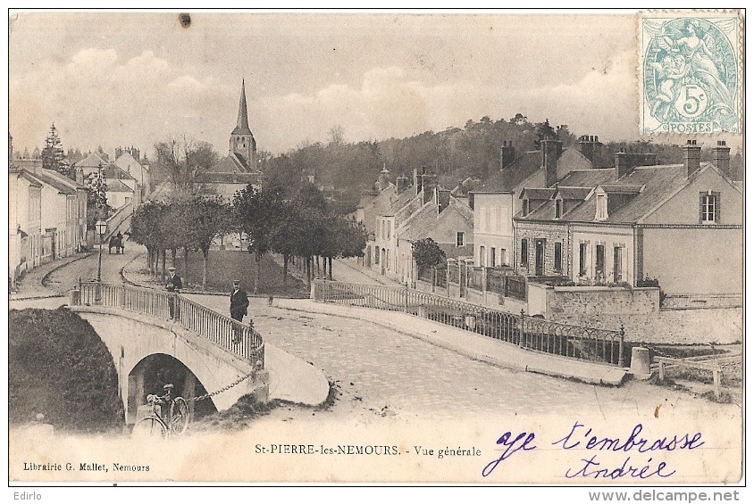 Saint Pierre Les Nemours Vue Générale Précurseur TTB - Saint Pierre Les Nemours